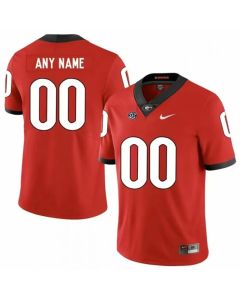 Men's Georgia Bulldogs ACTIVE PLAYER Custom Red College Football Stitched Jersey
