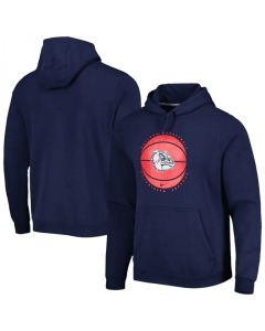 Men's Georgia Bulldogs Navy Basketball Pullover Hoodie
