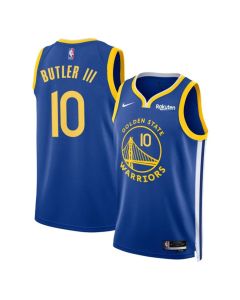 Men's Golden State Warriors #10 Jimmy Butler III Blue 2025 Icon Edition Stitched Basketball Jersey (Blue)