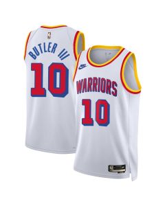 Men's Golden State Warriors #10 Jimmy Butler III White 2025 Association Edition Swingman Stitched Basketball Jersey (Association)