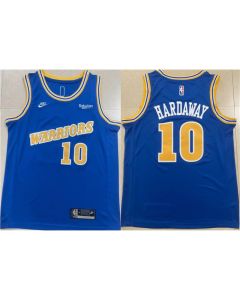 Men's Golden State Warriors #10 Tim Hardaway Royal Stitched Jersey