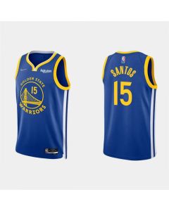 Men's Golden State Warriors #15 Gui Santos 2022 Royal Stitched Basketball Jersey (Royal)