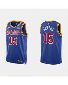 Men's Golden State Warriors #15 Gui Santos 2022 Royal Stitched Basketball Jersey