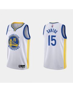Men's Golden State Warriors #15 Gui Santos 2022 White Stitched Basketball Jersey
