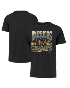 Men's Golden State Warriors 2021-2022 Black NBA Finals Champions Franklin T-Shirt