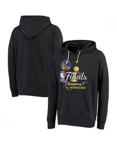Men's Golden State Warriors 2021-2022 Black NBA Finals Champions Swish Tri-Blend Pullover Hoodie