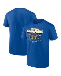 Men's Golden State Warriors 2021-2022 Royal NBA Finals Champions Lead the Change T-Shirt