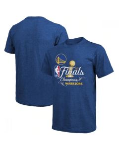 Men's Golden State Warriors 2021-2022 Royal NBA Finals Champions Swish Tri-Blend T-Shirt
