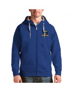 Men's Golden State Warriors 2021-2022 Royal NBA Finals Champions Victory Full-Zip Hoodie