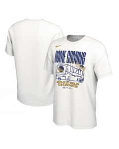 Men's Golden State Warriors 2021-2022 White NBA Finals Champions Celebration Parade T-Shirt