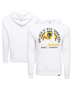 Men's Golden State Warriors 2021-2022 White NBA Finals Champions Olsen Tri-Blend Pullover Hoodie