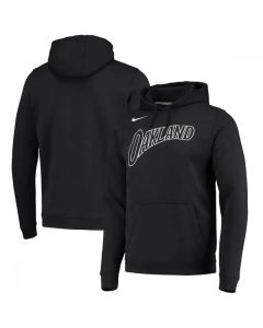 Men's Golden State Warriors 2021 Black City Edition Story Club Pullover Hoodie