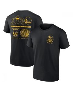 Men's Golden State Warriors 2022 Black Court Street Collective T-Shirt