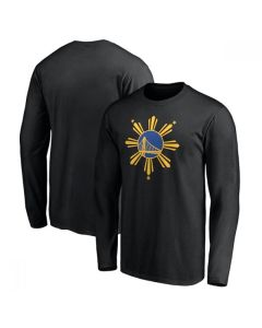 Men's Golden State Warriors 2022 Black Filipino Heritage Night Long Sleeve T-Shirt