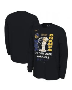 Men's Golden State Warriors 2022 NBA Finals Champions Locker Room Long Sleeve T-Shirt