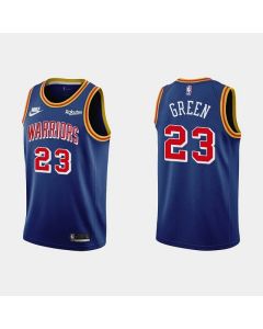 Men's Golden State Warriors #23 Draymond Green Blue Stitched Basketball Jersey