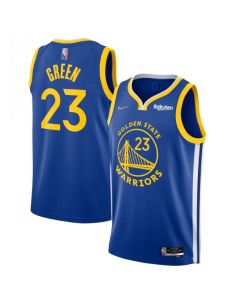 Men's Golden State Warriors #23 Draymond Green Royal 75th Anniversary Stitched Basketball Jersey
