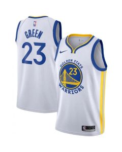 Men's Golden State Warriors #23 Draymond Green White Association Edition Swingman Stitched Jersey
