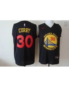 Men's Golden State Warriors #30 Stephen Curry Black New Fashion Stitched NBA Jersey