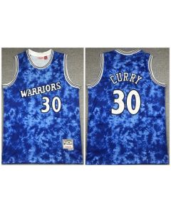 Men's Golden State Warriors #30 Stephen Curry Blue Classics Swingman Jersey