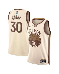 Men's Golden State Warriors #30 Stephen Curry Cream 2025/26 City Edition Swingman Jersey (Cream)