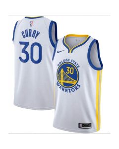 Men's Golden State Warriors #30 Stephen Curry White Association Edition Stitched Jersey