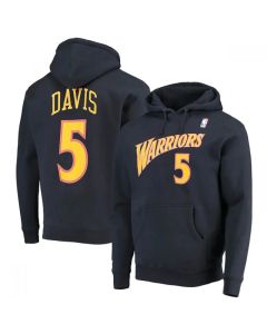 Men's Golden State Warriors #5 Kevon Looney 2021 Black Pullover Hoodie