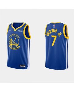 Men's Golden State Warriors #7 Patrick Baldwin Jr. 2022 Royal Stitched Basketball Jersey (Royal)