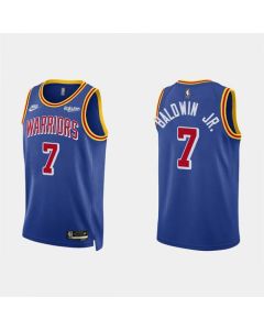 Men's Golden State Warriors #7 Patrick Baldwin Jr. 2022 Royal Stitched Basketball Jersey