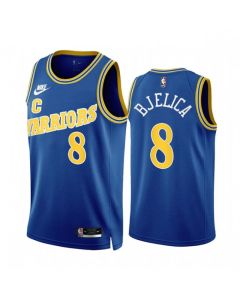 Men's Golden State Warriors #8 Nemanja Bjelica 2022/23 Royal Classic Edition Stitched Basketball Jersey