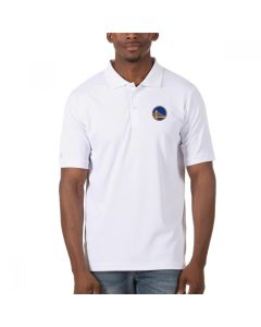 Men's Golden State Warriors Antigua White Legacy Pique Polo