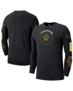 Men's Golden State Warriors Black 2022/23 City Edition Essential Expressive Long Sleeve T-Shirt (Black)