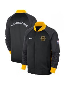 Men's Golden State Warriors Black 2022/23 City Edition Full-Zip Jacket
