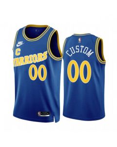 Men's Golden State Warriors Customized 2022/23 Royal Classic Edition Stitched Basketball Jersey