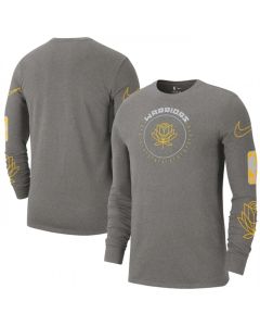 Men's Golden State Warriors Heather Charcoal 2022/23 City Edition Essential Expressive Long Sleeve T-Shirt