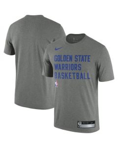 Men's Golden State Warriors Heather Gray 2023/24 Sideline Legend Performance Practice T-Shirt