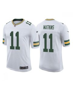 Men's Green Bay Packers #11 Sammy Watkins White Stitched Football Jersey