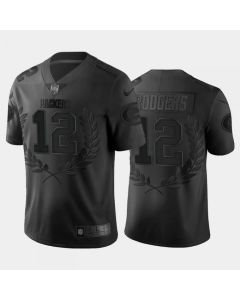 Men's Green Bay Packers #12 Aaron Rodgers Black Special Edition Limited Stitched Jersey