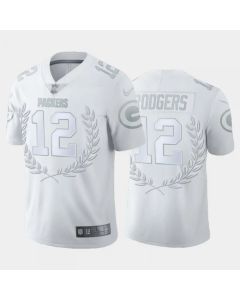 Men's Green Bay Packers #12 Aaron Rodgers White Special Edition Limited Stitched Jersey