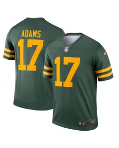 Men's Green Bay Packers #17 Davante Adams 2021 Green Legend Stitched Football Jersey (Green)