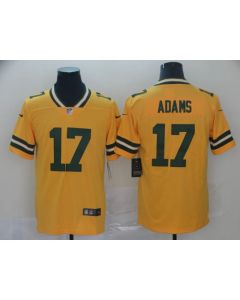 Men's Green Bay Packers #17 Davante Adams Gold Inverted Legend Stitched NFL Jersey