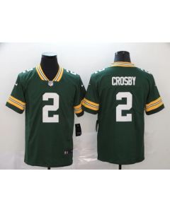 Men's Green Bay Packers #2 Mason Crosby Green Vapor Untouchable Limited Stitched NFL Jersey