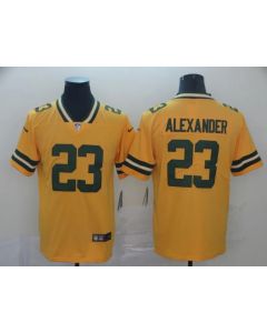 Men's Green Bay Packers #23 Jaire Alexander Gold Inverted Legend Stitched NFL Jersey