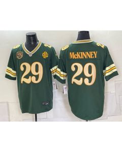 Men's Green Bay Packers #29 Xavier McKinney Green With Patch 2026 Rivalries Collection Game Jersey (Style 2)