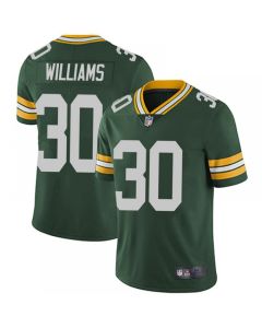 Men's Green Bay Packers #30 Jamaal Williams Green Vapor Untouchable Limited Stitched Jersey