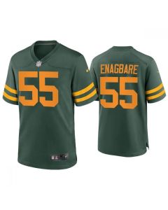 Men's Green Bay Packers #55 Kingsley Enagbare Green Stitched Football Jersey (Green)