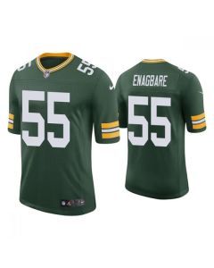 Men's Green Bay Packers #55 Kingsley Enagbare Green Stitched Football Jersey