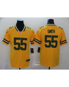 Men's Green Bay Packers #55 Za'Darius Smith Gold Inverted Legend Stitched NFL Limited Jersey