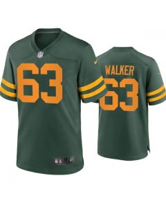 Men's Green Bay Packers #63 Rasheed Walker Green Stitched Football Jersey (Green)