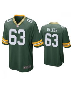 Men's Green Bay Packers #63 Rasheed Walker Green Stitched Football Jersey